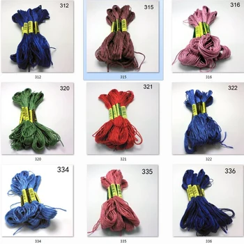 10 kusov cross stitch vlákna / cross stitch vyšívacie nite / Custom vlákna, farby 02