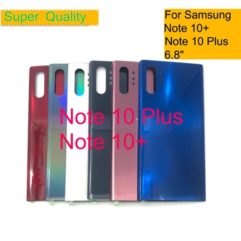 10Pcs/Veľa Pre Samsung Galaxy Note 10 Plus N975 Bývanie Kryt Batérie Späť Kryt Prípade Zadné Dvere Poznámka 10+ Šasi Shell