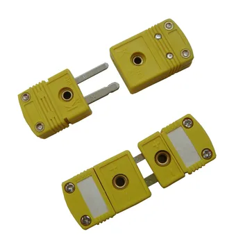 20Pairs Za Veľa Mini Termočlánok Konektor K typu Žltá Farba Ploché pin Samec a Samica