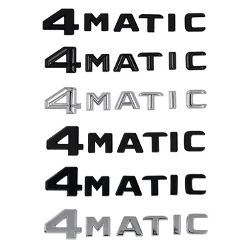 3D ABS Listy Pre Kufri 4MATIC Znak, Odznak s Logom Nálepky Na Mercedes ML 320 CDI 4matic E C GLC 250 GLK 220 300 Príslušenstvo