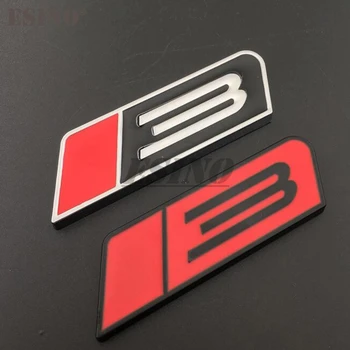 3D Roush Štádium 3 Kufri Kovové Zliatiny, Gril Lepidlo Odznak Telo zadných dverí Znak Pre Mustang Shelby GT GT 500