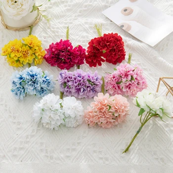 60Pcs Umelé Kvety Mini Stamen Kytice pre Svadobné, Vianočné Dekorácie, Domáce Hobby Ručné Vence Príslušenstvo Falošné Rastliny