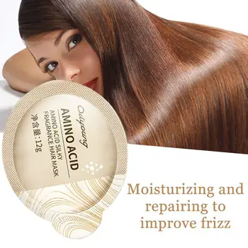 7PCS Aminokyseliny Maska na Vlasy Repair Keratínu Anti-Hair Loss Treatment Suché Frizz Vyživujú Hodvábne Vlasy Podstate Kondicionér na Vlasy Balzam