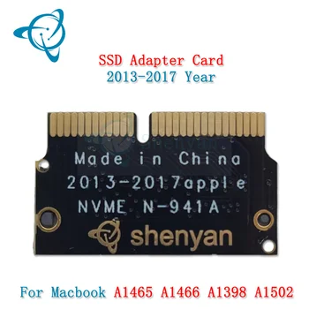 A1398 A1502 A1465 A1466 M. 2 M2 SSD Adaptér pre Macbook NVMe PCI Express PCIE roky 2013-2017 M. 2 NGFF SSD Karty Adaptéra