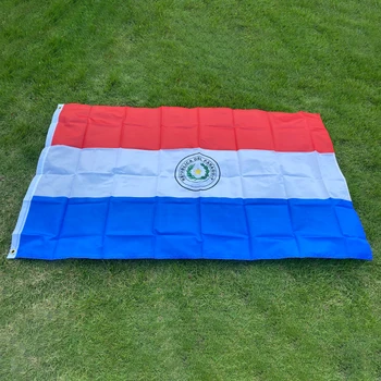 aerlxemrbrae vlajka Paraguaj vlajky Zástavy 90*150 cm Visí Paraguaj Národnej vlajky