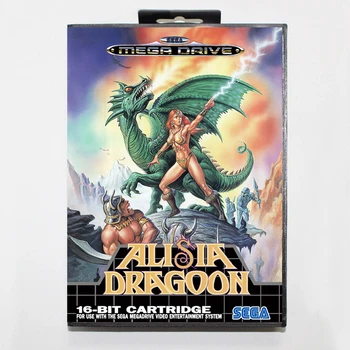 Alisia Dragoon 16bit MD Hra Karty Pre Sega Mega Drive/ Genesis s Retail Box