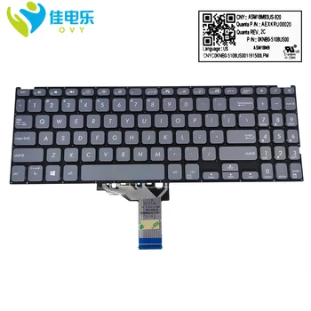 Anglický notebook Klávesnica pre Asus Vivobook X.509 M509 X512 X512D X509U X509FA X509D X509DA X509BA NÁS klávesnice šedá 0KNB0-5108US00