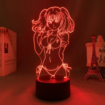Anime 3d Lampa Sedem Smrteľných Hriechov Diane Nočného pre Spálne Dekorácie Nanatsu No Taizai Manga Led Svetlo Darček k Narodeninám