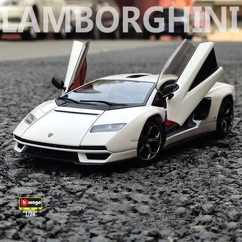 Bburago 1:24 Lamborghini Countach LPI800-4 Supercar Zliatiny Modelu Auta Diecasts & Hračky Zbierať Hračka Auto Chlapec darček k Narodeninám
