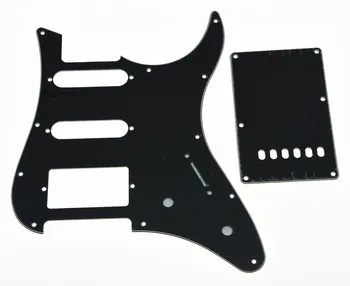 Black 3 Vrstvou Gitara Pickguard w/ Zadná Doska a Skrutky sa hodí Yamaha PACIFICA