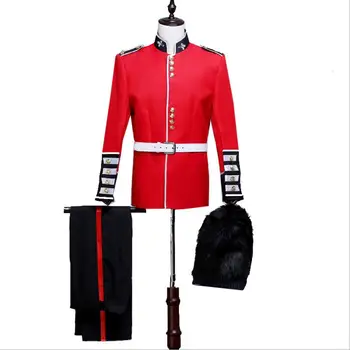 Britská Kráľovská Stráž Kostým Dospelých Mužov kráľovskej Stráže Šaty Vybavy Princ William Vojakov Cosplay Uniformy Oufits