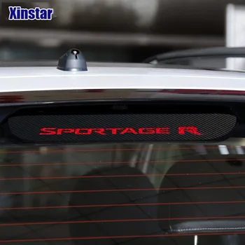 Carbon fiber auto vysokej brzdové svetlo nálepka pre KIA Sportage R