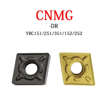 CNMG DR CNMG120408 CNMG120412 YBC252 YBC251 YBC352 Originálne Stierače Kvality CNC Karbidu Vložky Pre Sústruh Stroj