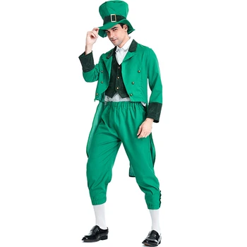 Cosplay Halloween St. Patrick ' s Day Írsky Škriatok Kostým Elf Kostým Dospelý Samec Kostým Dovolenku Strany Strany Kostým