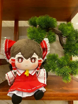 COYOUNG Obchod Anime TouHou Projektu Cosplay Hakurei Reimu Fumo 20 cm Kawayi Cartoon Oblečenie Plyšové Hračky Bábiky a Handričkou Vianočný Darček