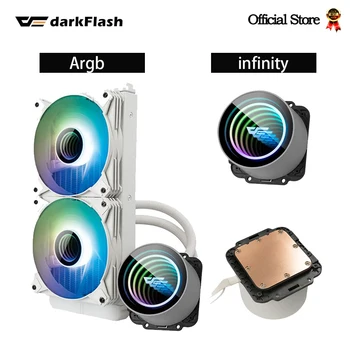 Darkflash 240mm Vody Tekuté CPU Chladič Infinity Priestor 4 Pin Pwm 3 Pin 5V Auru Synchronizácia Pre Intel a Amd