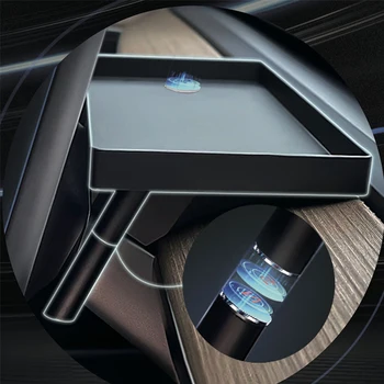 Displej Zadný Úložný Box Magnetické Skryté Srorage Zásobník Tkaniva Box Drobnosti Rack Príslušenstvo Pre Tesla Model 3 Y