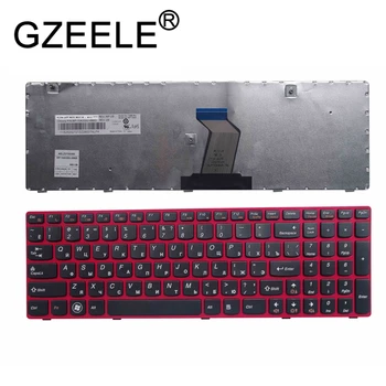 GZEELE NOVÉ PRE Lenovo ideapad G580 Z580A G585 Z585 G590 Z580 G580A N580 N581 N585 N586 P580 P585 ruskej notebooku, klávesnice červená RU