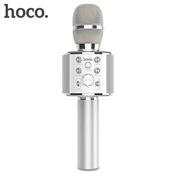 HOCO karaoke mikrofón Bezdrôtová Kondenzátora microfone profesionálny Mobilný Telefón, KTV MIC hudobný Prehrávač pre iOS a Android