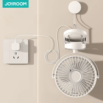 Joyroom Nabíjateľná Prenosné Ventilátor Mini USB Clip-on Elektrické Tiché Chladenie, Ventilátory pre domácnosť Tabuľka Kancelárske Stoly Baby Kočík Ventilátor