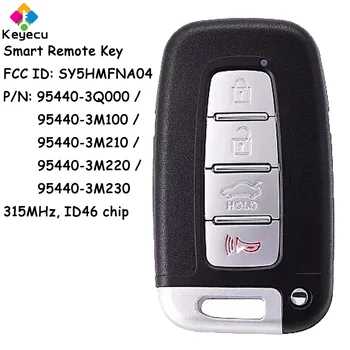 KEYECU Smart Remote Kľúč So 4 Tlačidlami 315MHz ID46 Čip pre Kia Borrego Forte Optima Rio Sorento Duše Sportage Fob SY5HMFNA04