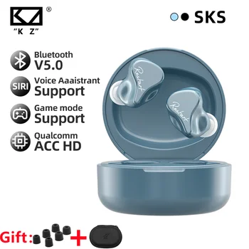 KZ SKS TWS Pravda Bezdrôtové Slúchadlá Bluetooth-Kompatibilné 5.2 Bezdrôtové Slúchadlá Touch Ovládania Športové Slúchadlá AUDIO HiFi Slúchadlá Telefón