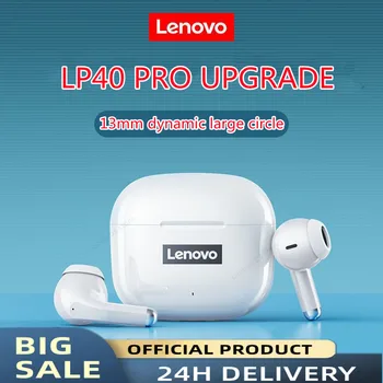 Lenovo LP40 Pro Bluetooth Slúchadlá TWS Farebné Bezdrôtové Slúchadlá HIFI Stereo Športové Headset s Mikrofónom pre iPhone Huawei Xiao