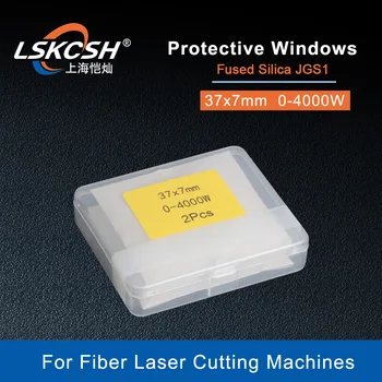 LSKCSH10Pcs/Veľa Vlákniny Laser Ochranné Windows OG YD37 d7 37*7mm P0595-58601 0-4000W Používa Pre Procutter Ermaksan WSX Raytools