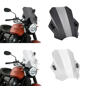 Motocykel Čelné sklo čelné Sklo Vzťahuje na Obrazovke Dymu Objektív Motorkách Deflektor Pre MOTO GUZZI V7 III KAMEŇ 750 V7 KAMEŇ 850