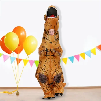 Nafukovacie Dinosaura Kostým Maskota Dieťa Dospelých Halloween Blowup Oblečenie Cosplay Vianočné Nafukovacie Hry Air Track Hračka