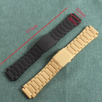 Náramok z nerezovej ocele pevné kovové watchband 28mm sledovať popruh pre diesel hodinky band