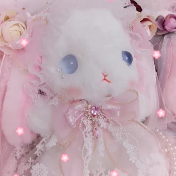Originálne ručne vyrobené králik taška lolita lolita šikmé span taška lo matka taška roztomilý loli králik medveď bábika