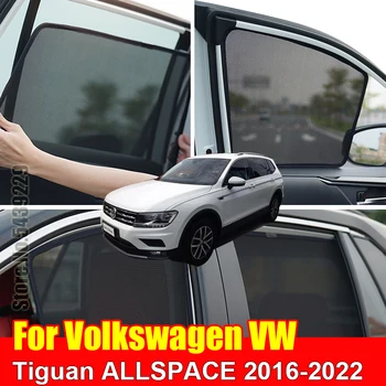 Pre Volkswagen VW Tiguan ALLSPACE 2016-2022 Auto Slnečná Clona Accessori Okno Kryt Slnečník Opony Oka Tieni Nevidiacich Custom Fit