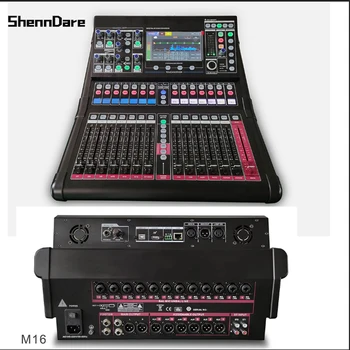 SHENNDARE 18-Kanálový Profesionálny Digitálny zvukový Pult Vhodný Pre DJ Zvuk Miešanie Fáze Výkonu Nahrávacie Štúdio, Zvukové Procesor