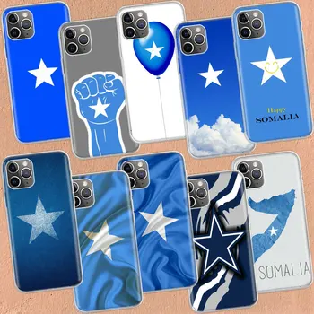 Somálska Somálsku Národnej Vlajky Telefón puzdro Pre Apple Iphone 14 Pro Max 12 13 Mini 11 SE 2020 X XS XR 8 7 6 6 Plus 5 5S Kryt Plášťa