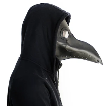 Stredoveké Steampunk Mor Lekár Vták Maska Latexová Punk Cosplay Maska Zobák Dospelých Halloween Prípade Cosplay Rekvizity Príslušenstvo