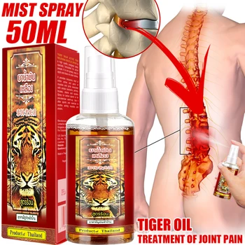 Thajsko tiger kráľ olej - sprej na reumatické arthralgia, bolesti svalov, stasis, plece, krk a bolesti bedrových （10ml20ml30ml50ml）