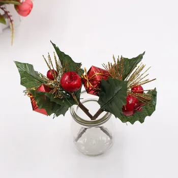 Umelý Kvet, List Plastové Umelé Berry Kytice Svadobné Party Domov, Vianočné Dekorácie Fotografie Scenérie Príslušenstvo