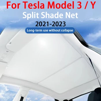 Upgrade Slnko Odtiene Sklenená Strecha Slnečník Pre Tesla Model 3/Y 2021-2023 Predné, Zadné, Strešné Okno Čelné Sklo Strešné Okno Nevidiacich Odtieň Netto