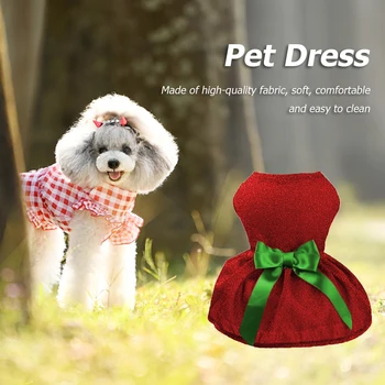 Vianočný Kostým Psa Outdoorové Oblečenie Mäkké Pulóver Psa Sukne Pohodlné Mačka Cosplay Oblečenie Umývateľný Pet Dovolenku Dekorácie