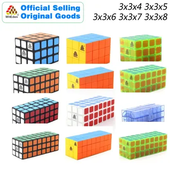 WitEden Kváder 3x3x4 3x3x5 3x3x6 3x3x7 3x3x8 Magic Cube Puzzle Rýchlosť Mozgu Hlavolamy Náročné Vzdelávacie Hračky Pre Deti,