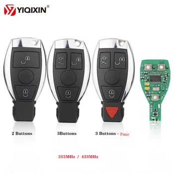 YIQIXIN Smart Remote Tlačidlo 315/433MH Na Mercedes Benz A B C E S Trieda W203 W204 W205 W210 W211 W212 W221 W222 Vymeniť Auto Kľúč