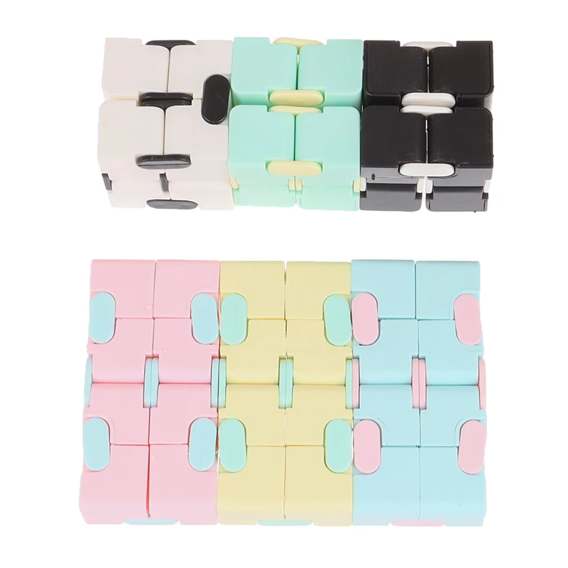 Puzzle Kocky Odolné Nádherné Dekompresný Hračka Infinity Magic Cube Pre Dospelých, Deti, Fidget Prípade Relaxačná Úzkosť Stôl Hračka Obrázok 0