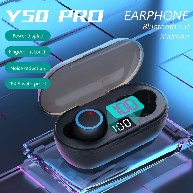Y50 E7S TWS Slúchadlá Bluetooth Bezdrôtové Slúchadlá s Mikrofónom Handfree Herné Headsety in-Ear Slúchadiel do uší Lacné Položky Veľkoobchod Obrázok 0