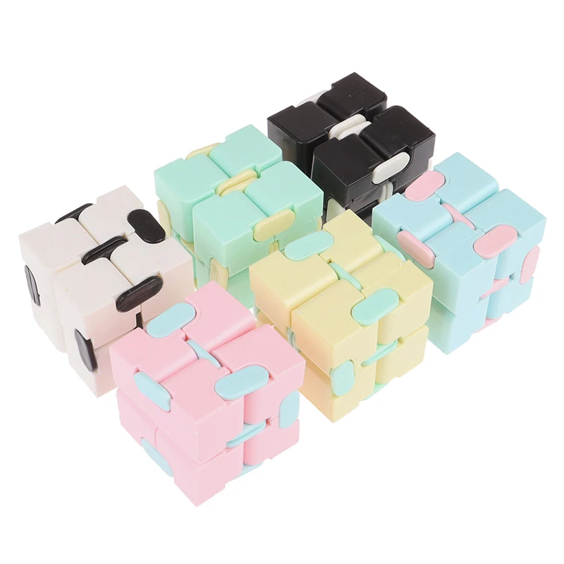 Puzzle Kocky Odolné Nádherné Dekompresný Hračka Infinity Magic Cube Pre Dospelých, Deti, Fidget Prípade Relaxačná Úzkosť Stôl Hračka Obrázok 1
