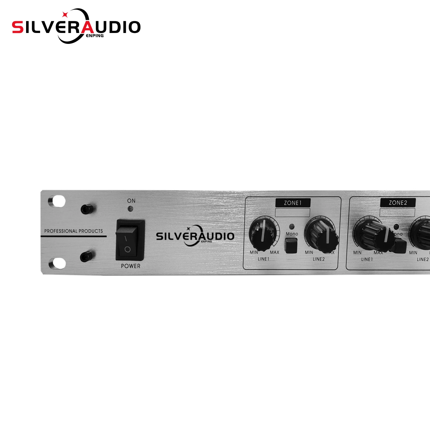 GAX-406 Vysoký Výkon Kompresora Mono Audio Zóny Systémy Distribútor Zosilňovač, 2: 4 Out, XLR Pre Stage Obrázok 1