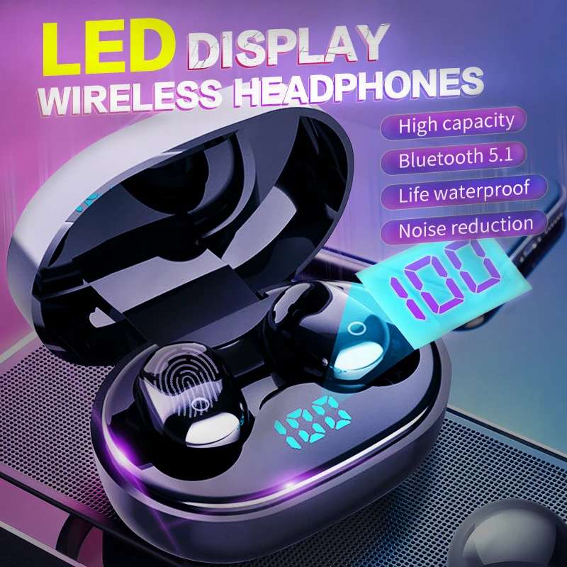 Y50 E7S TWS Slúchadlá Bluetooth Bezdrôtové Slúchadlá s Mikrofónom Handfree Herné Headsety in-Ear Slúchadiel do uší Lacné Položky Veľkoobchod Obrázok 1