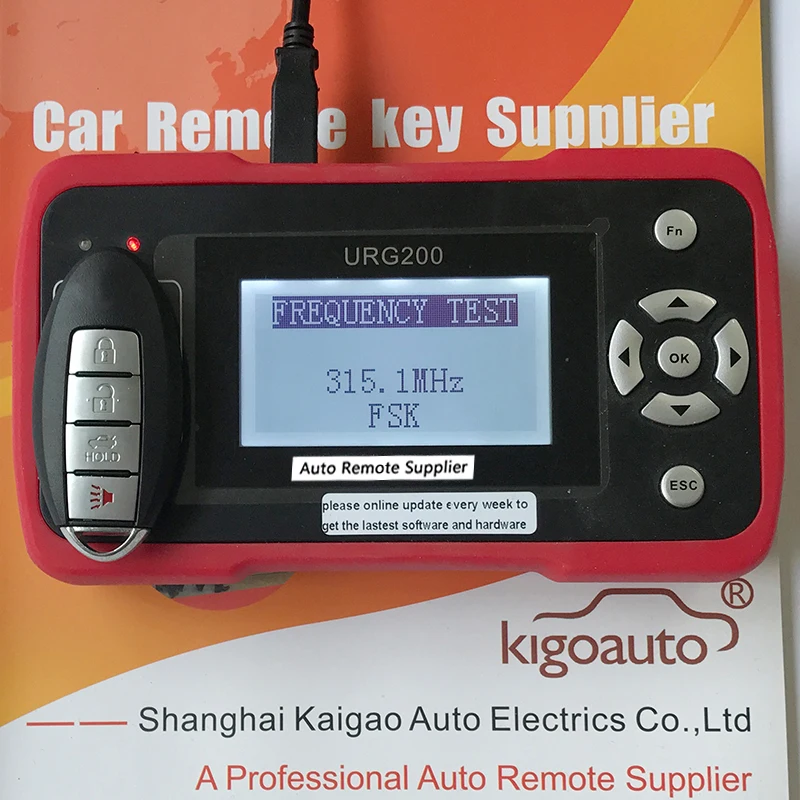 Kigoauto CWTWBU735 4 tlačidlo 315MHZ FSK ID46 PCF7936 smart key na Nissan Maxima Sentra w/ Prox 2007 2008 2009 Obrázok 1