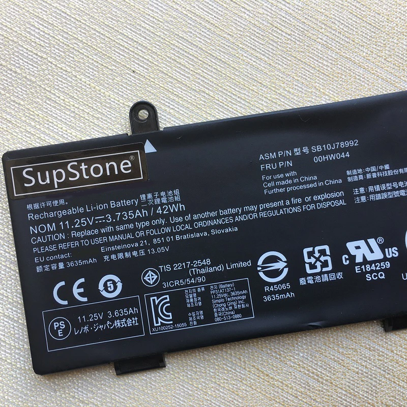 SupStone Nové 00HW044 Notebook Batéria Pre Lenovo ThinkPad JOGY 11E v 3. A 4. GEN 20HS 20G8 SB10J78992 00HW042 43,01AV442 SB10K97596 Obrázok 2