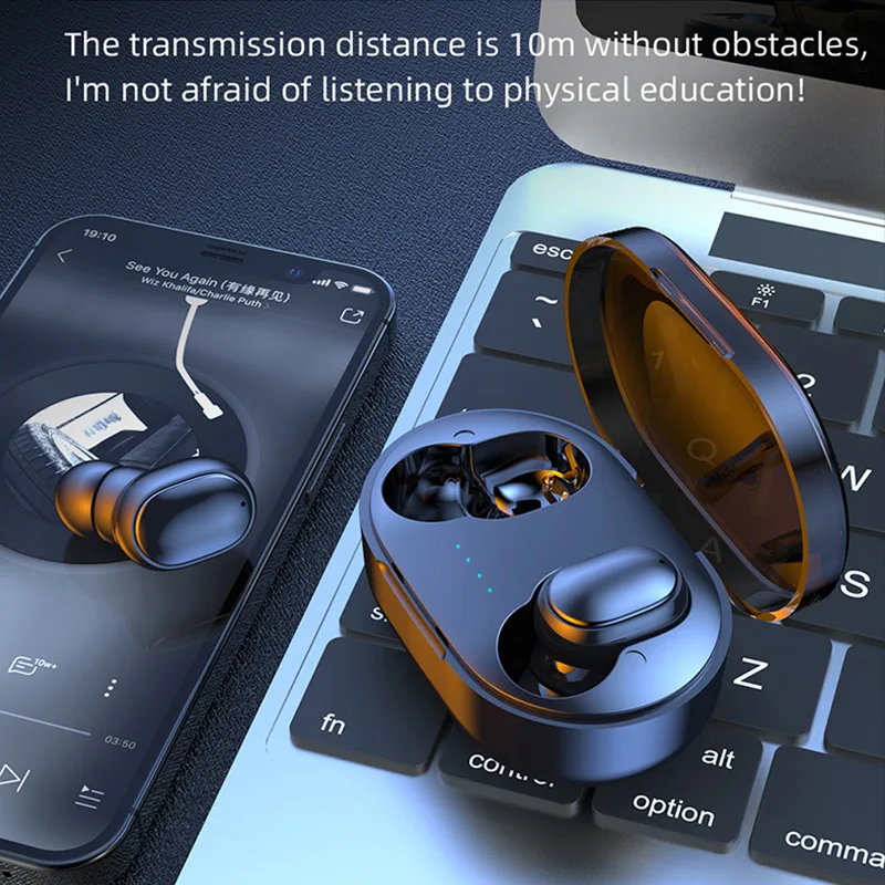 Y50 E7S TWS Slúchadlá Bluetooth Bezdrôtové Slúchadlá s Mikrofónom Handfree Herné Headsety in-Ear Slúchadiel do uší Lacné Položky Veľkoobchod Obrázok 2